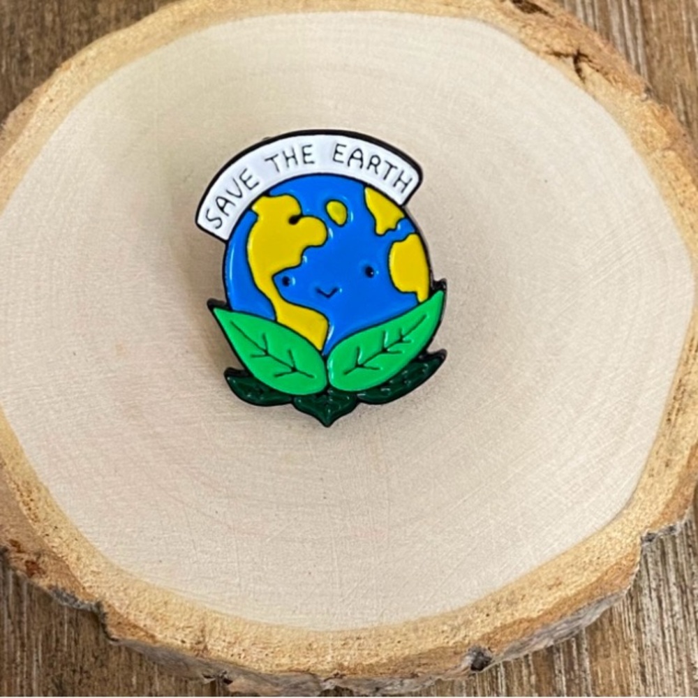 Save The Earth Pin